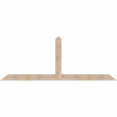 Ekena Millwork Portland Smooth Timber Gable Bracket, Douglas Fir, 108"W x 40"H x 5 1/2"D x 5 1/2"F, 9/12 Pitch GBW108X40X0606POR00SDF